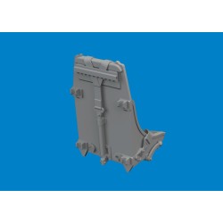 P-51B/C seat w/ integral belts Type 2 PRINT  EDUARD 