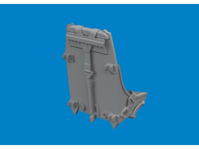 P-51B/C seat w/ integral belts Type 2 PRINT  EDUARD 