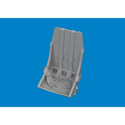P-51B/C seat w/ integral belts Type 2 PRINT  EDUARD  2
