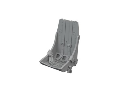 P-51B/C seat w/ integral belts Type 2 PRINT  EDUARD 