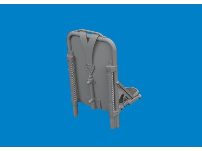 P-51B/C seat w/ integral belts Type 3 PRINT  EDUARD 