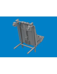 F4U-1A seat w/ integral belts PRINT 