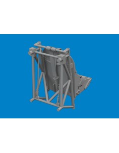 F4U-2 seat w/ integral belts PRINT 