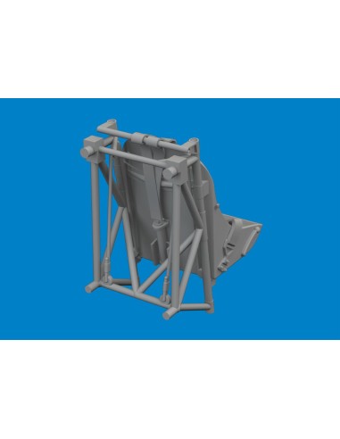 F4U-2 seat w/ integral belts PRINT 