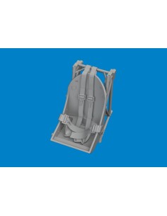 F4U-2 seat w/ integral belts PRINT  2