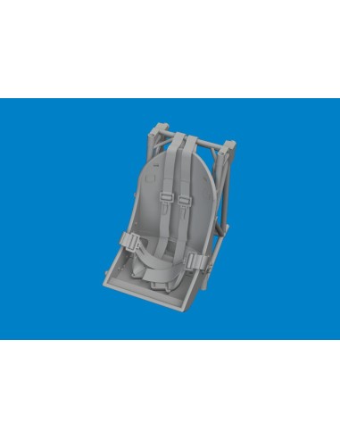 F4U-2 seat w/ integral belts PRINT 