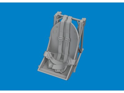 F4U-2 seat w/ integral belts PRINT 