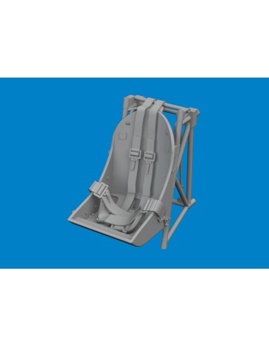F4U-2 seat w/ integral belts PRINT 