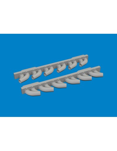 P-39 exhaust stacks rounded PRINT 