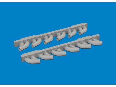 P-39 exhaust stacks rounded PRINT 