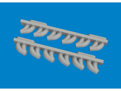 P-39 exhaust stacks rounded PRINT 