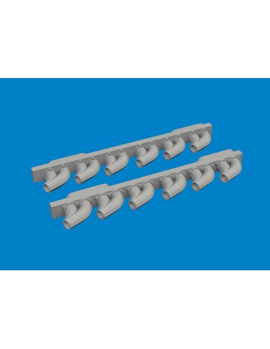 P-39 exhaust stacks rounded PRINT 