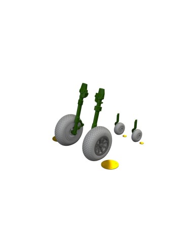 P-40E wheels cross tread  EDUARD 
