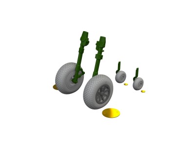 P-40E wheels cross tread  EDUARD 