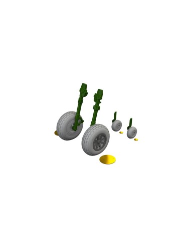P-40E wheels block tread  EDUARD 