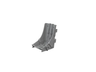 P-40 seat w/ integral belts Type 2 PRINT  EDUARD 