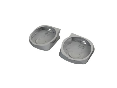 P-40 wheel bays with canvas PRINT  EDUARD 