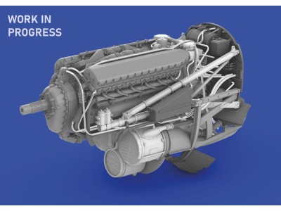 P-40E engine PRINT  EDUARD 