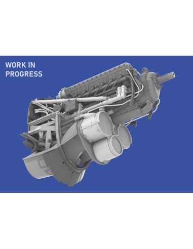 P-40E engine PRINT  EDUARD 