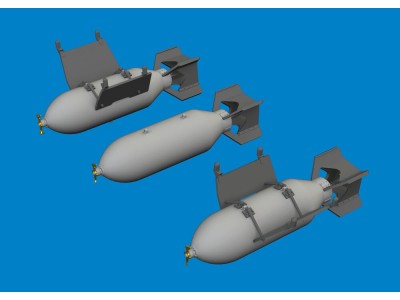 P-40 500lb M64 US bombs  EDUARD 