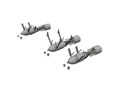 P-40 250lb MC British bombs PRINT  EDUARD 