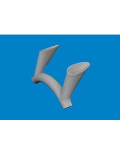 F4F-4 exhausts PRINT  ACADEMY 