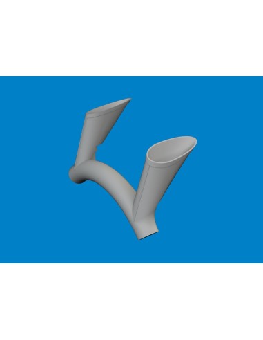 F4F-4 exhausts PRINT  ACADEMY 