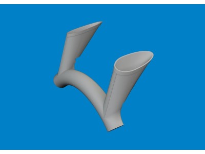 F4F-4 exhausts PRINT  ACADEMY 