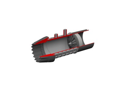F-35B exhaust nozzle PRINT  TAMIYA 
