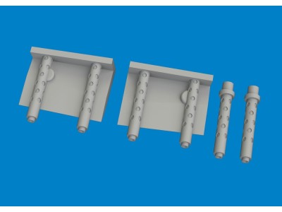 F4F-4 gun barrels PRINT  ACADEMY 