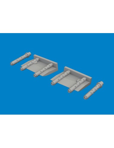 F4F-4 gun barrels PRINT  ACADEMY 