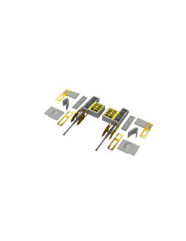 A6M5 Type 52 gun bays PRINT  EDUARD 