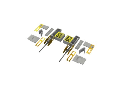 A6M5 Type 52 gun bays PRINT  EDUARD 