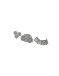 P-40E radiators upgrade set PRINT  EDUARD 