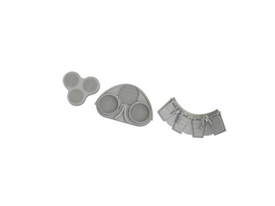 P-40E radiators upgrade set PRINT  EDUARD 
