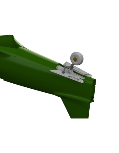 P-40E tail wheel bay PRINT  EDUARD 