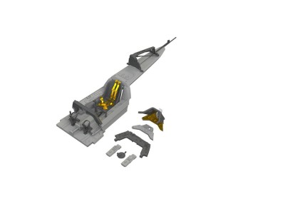 Fw 190A-4 cockpit PRINT  EDUARD 