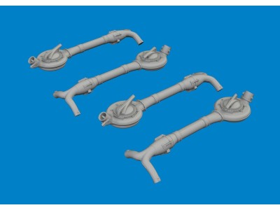 B-24D turbochargers PRINT  HOBBY BOSS 