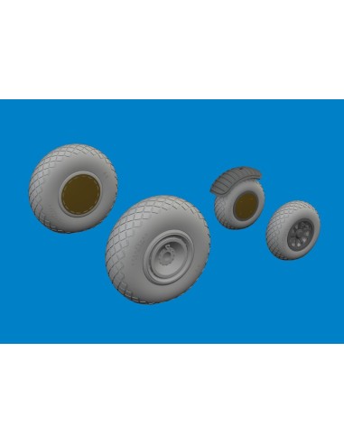 B-24D wheels  HOBBY BOSS 