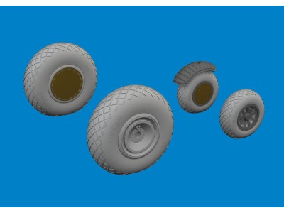 B-24D wheels  HOBBY BOSS 