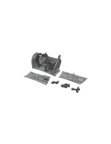 P-40E cockpit w/ late seat PRINT  EDUARD 