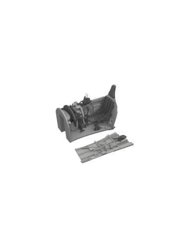 P-40E cockpit w/ late seat PRINT  EDUARD 