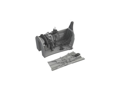 P-40E cockpit w/ late seat PRINT  EDUARD 