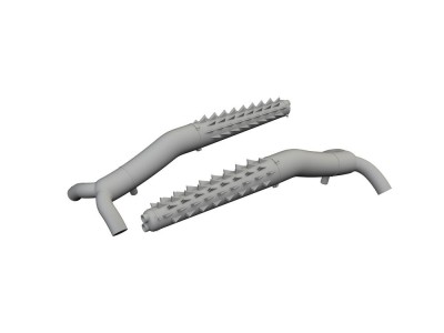 DB-7B Boston III porcupine flame dampers PRINT  HKM 