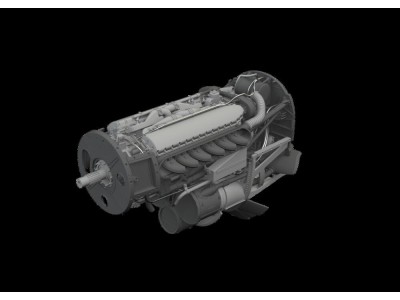 P-40N engine PRINT  EDUARD 