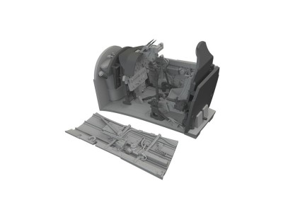 P-40N cockpit PRINT  EDUARD 