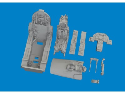Jaguar GR.1 cockpit PRINT 1/48 for Airfix 