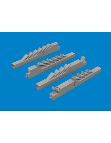 Ju 88A exhaust stacks PRINT 1/48 for Eduard / ICM 