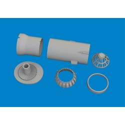 MiG-21F exhaust nozzle PRINT for Eduard 