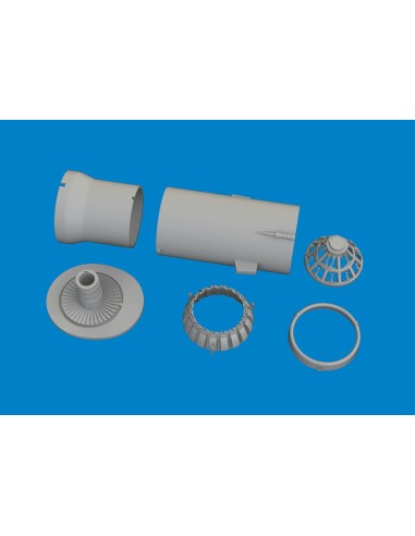 MiG-21F exhaust nozzle PRINT for Eduard 